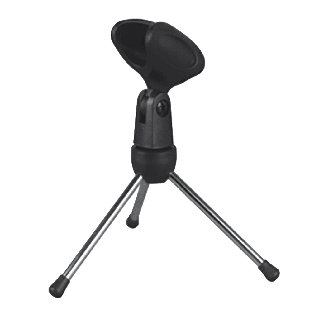 SOPORTE DE MESA BASE TRIPODE PARA MICROFONO CON SUJETADOR