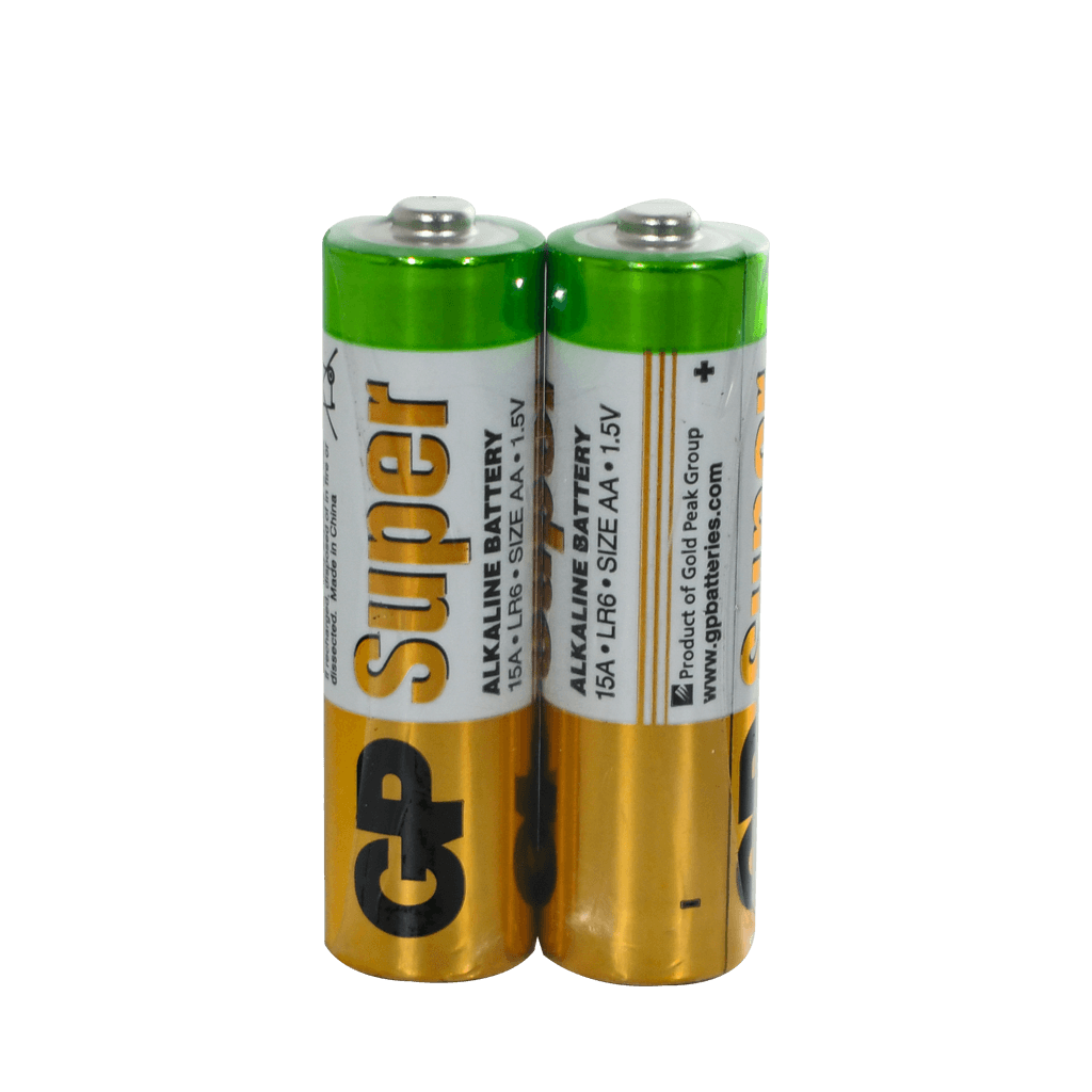 AA, 1.5V, SUPER ALCALINA, CELOFAN X 2PCS