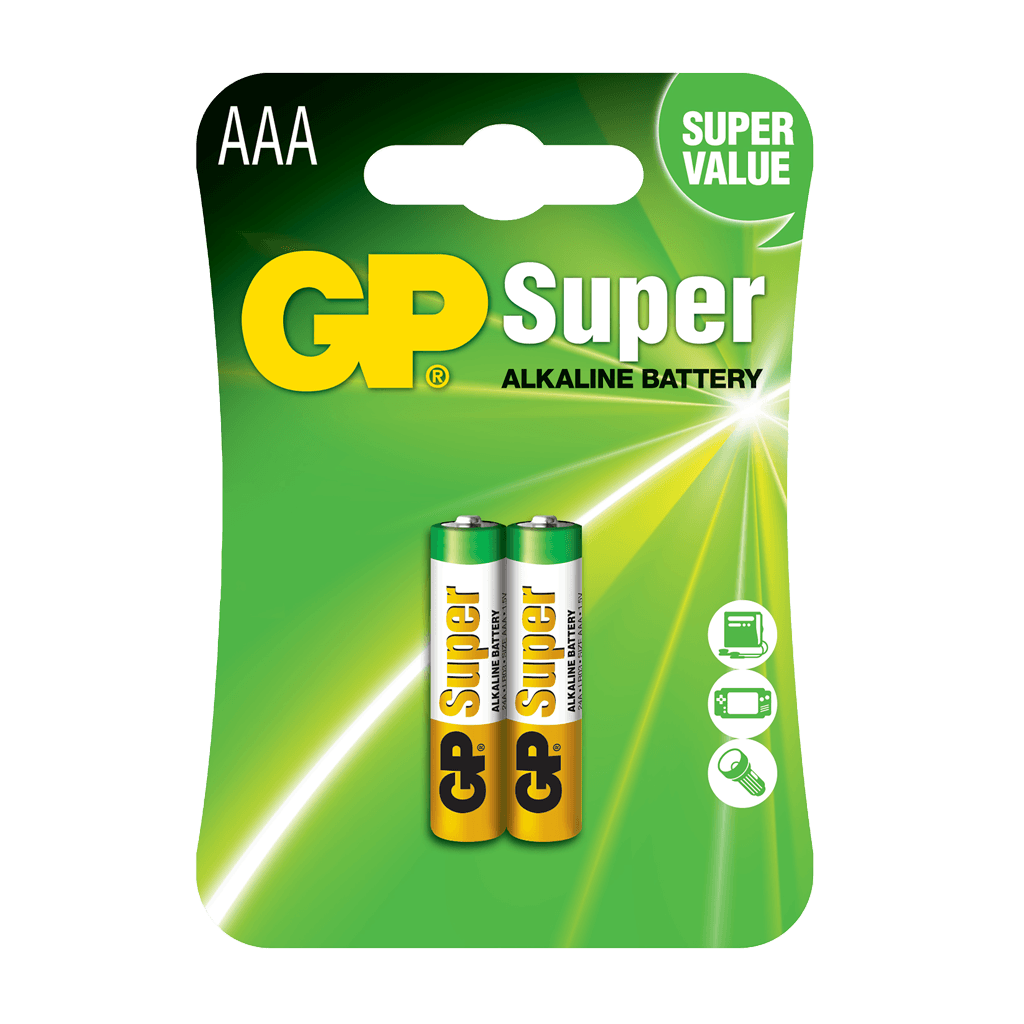 AAA, 1.5V, SUPER ALCALINA, BLISTER X 2PCS