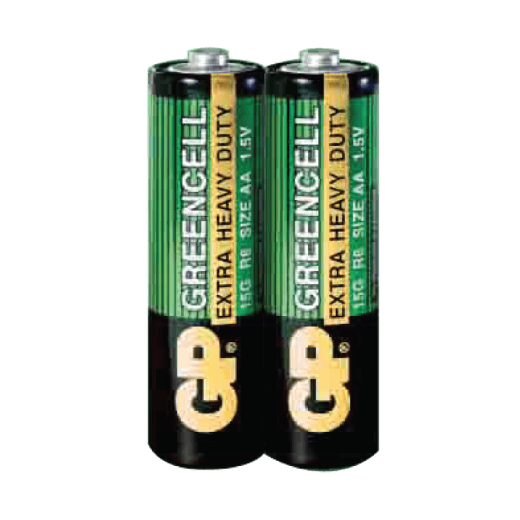 AA, 1.5V, GREENCELL (CLORURO DE ZINC), CELOFAN 2