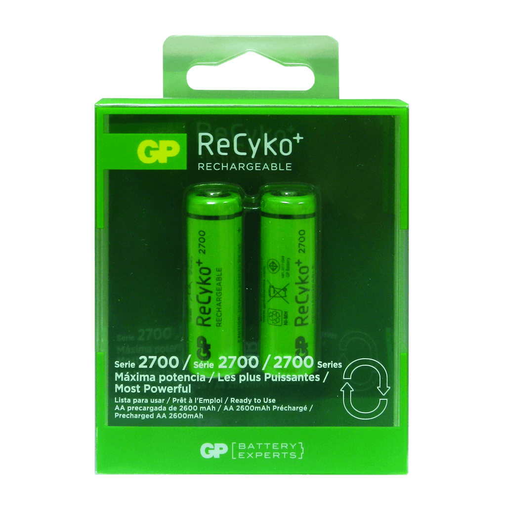 AA, RECYKO 2700MAH NIMH, BLISTER X 2PCS