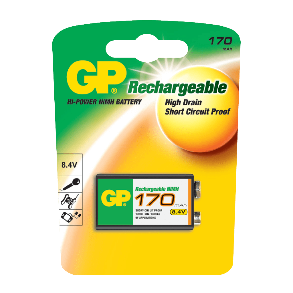 8.4V, 170MAH NIMH, BLISTSER X 1PCS