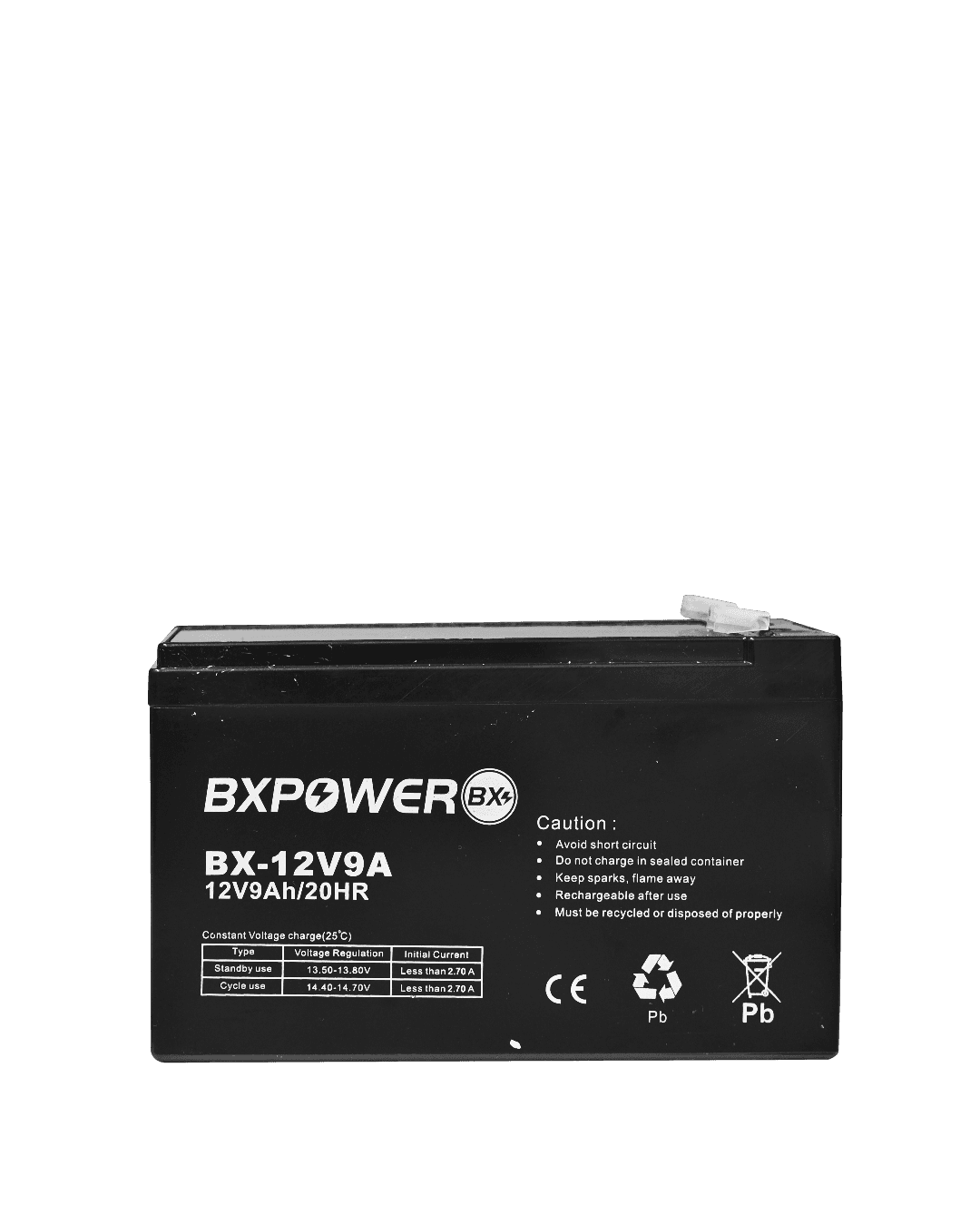 BATERIA SECA RECARGABLE 12V-9AH, ACIDO-PLOMO