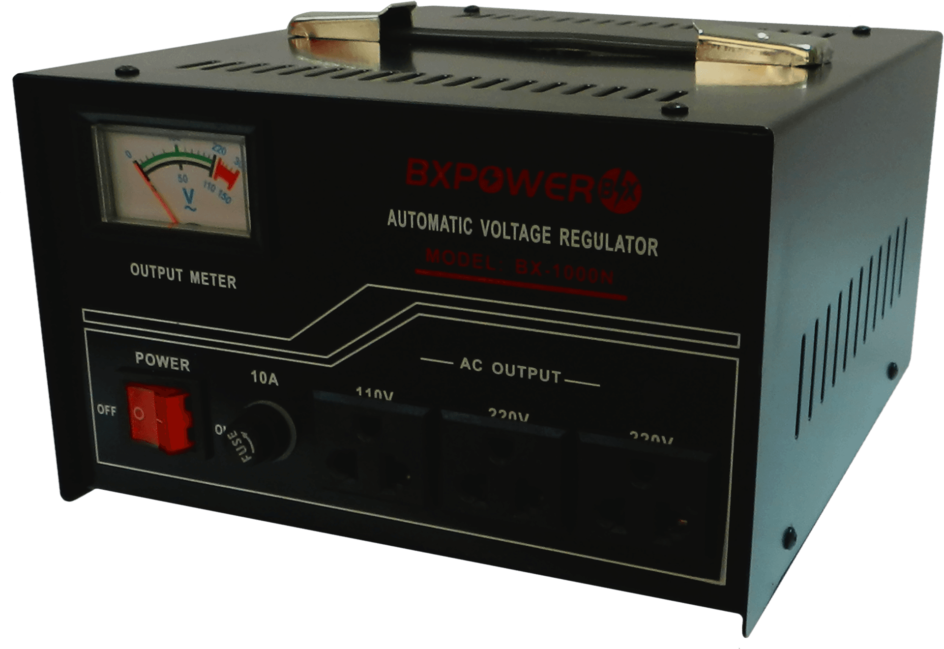 REGULADOR DE VOLTAJE, 1000 WATTS, 3 TOMAS POLARIZADAS, 110/220V - AC - Miniatura 2