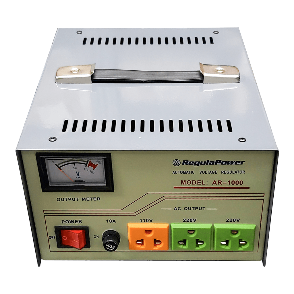 REGULADOR DE VOLTAJE, 1000 WATTS, 3 TOMAS POLARIZADAS, 110/220V - AC - Miniatura 3