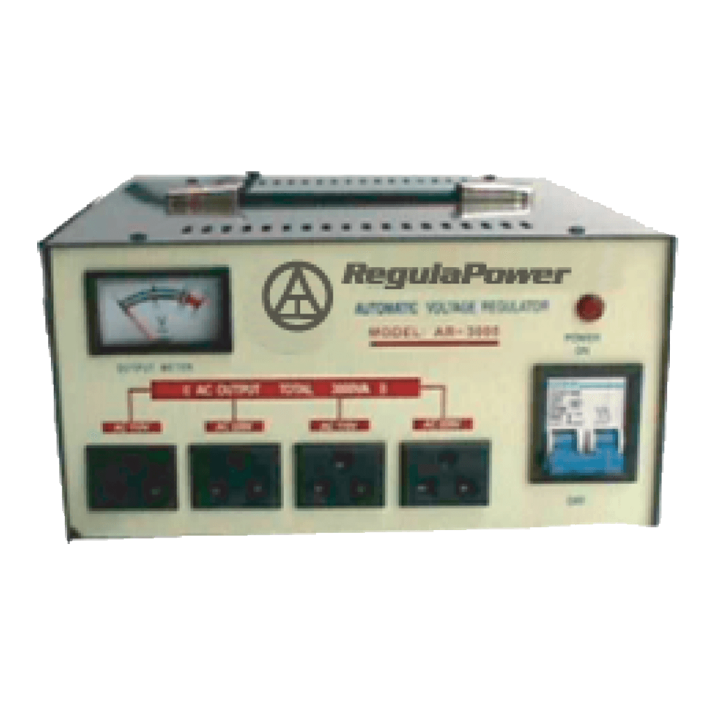 REGULADOR DE VOLTAJE, 4000 WATTS, 4 TOMAS POLARIZADAS, 110/220V - AC