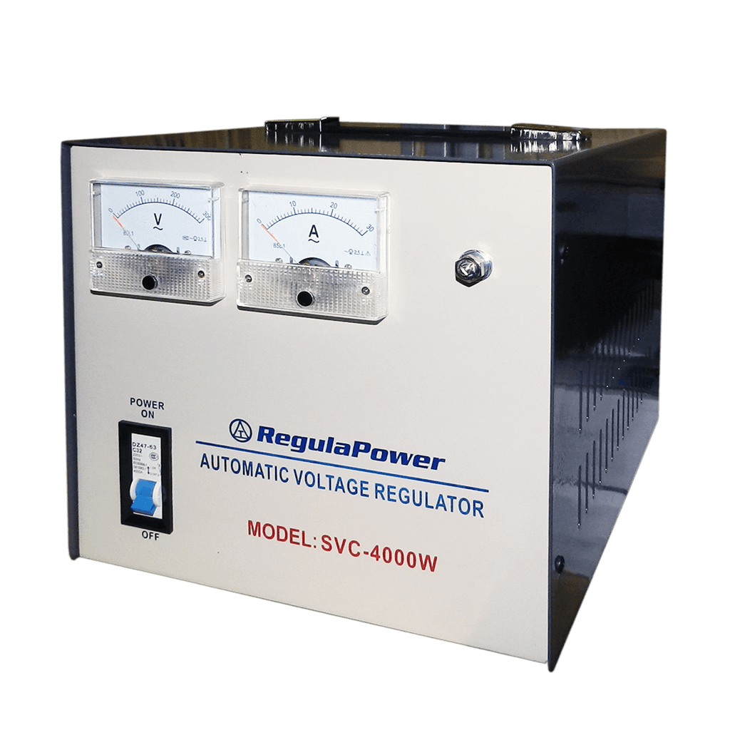 REGULADOR DE VOLTAJE, 4000 WATTS, BORNERAS POLARIZADAS, 110/220V