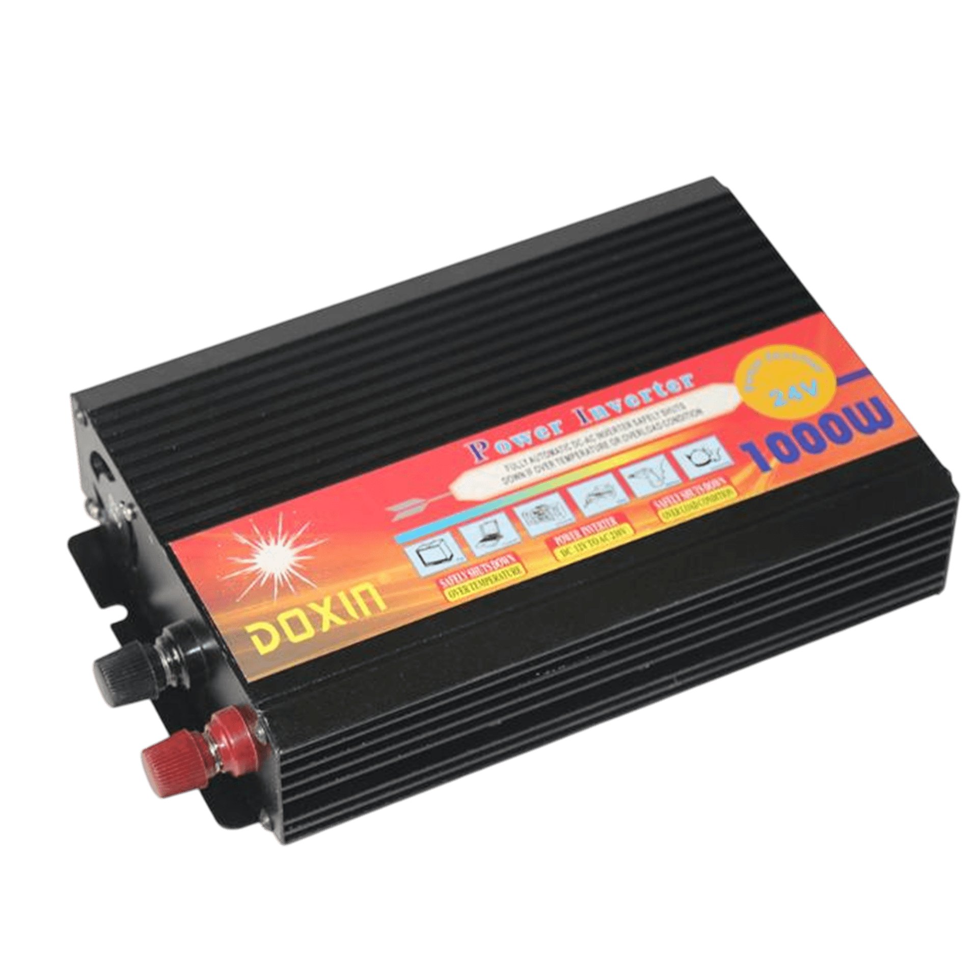 INVERSOR DE VOLTAJE ALTA CAPACIDAD PARA VEHICULO, 1000 WATTS, 110V - Miniatura 2