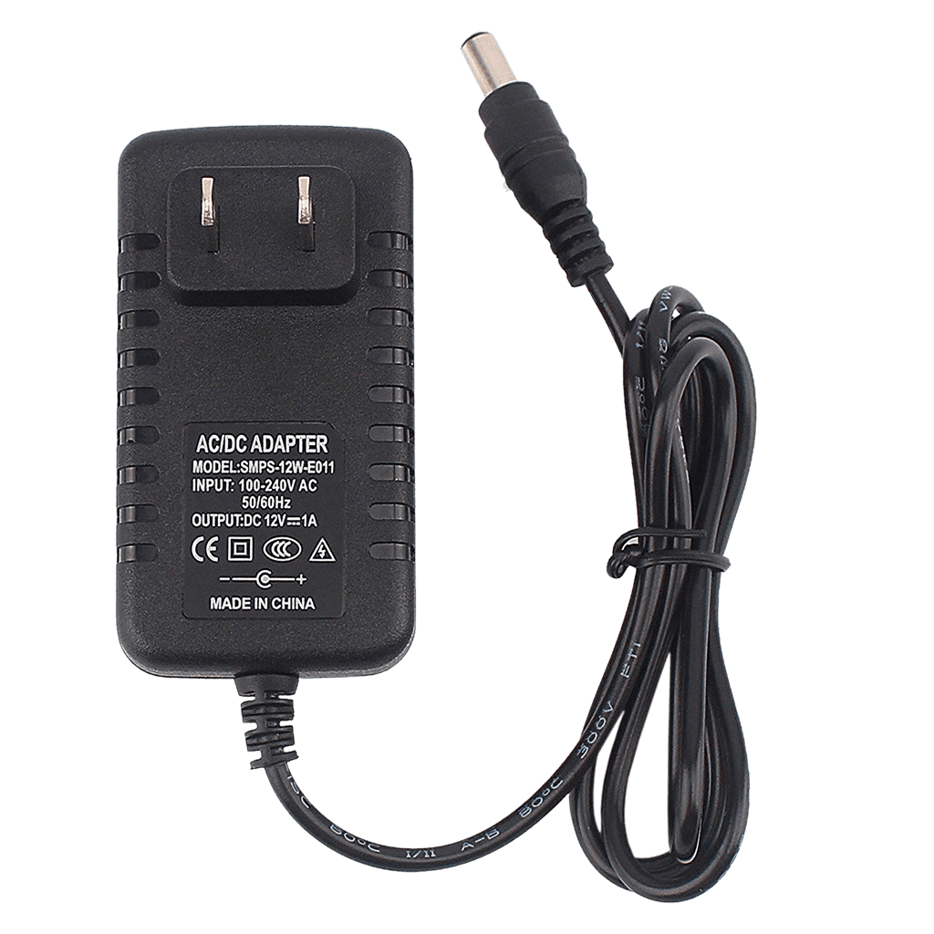 ADAPTADOR DE VOLTAJE FIJO PARA TECLADOS YAMAHA, 12V, 1A, 12W, CONECTOR 5.5MM X 2.5MM