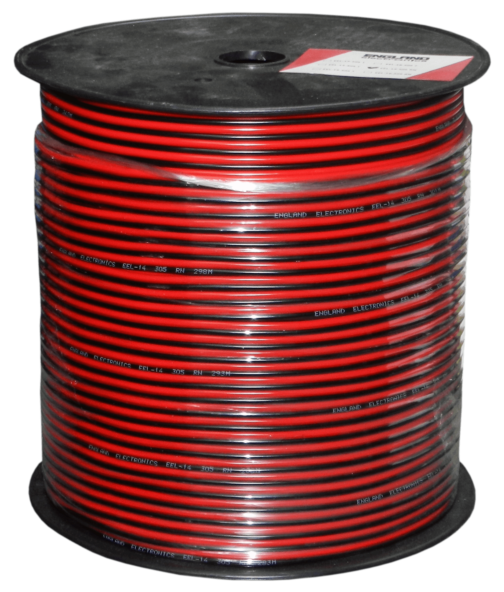 CABLE ROJO NEGRO PARA PARLANTE, CALIBRE 14, 305 MTS, CCAG - Miniatura 2