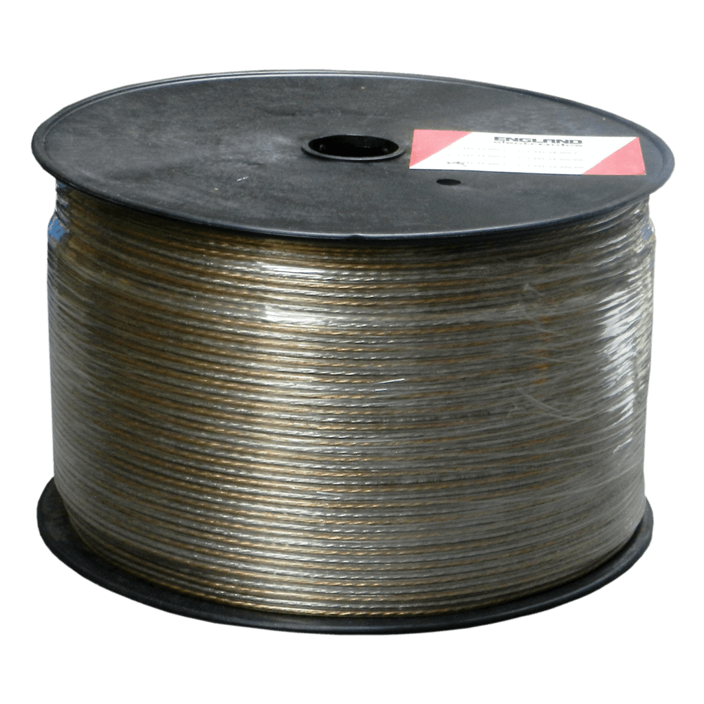 CABLE TRANSPARENTE PARA PARLANTE, CALIBRE 16, 305 MTS, CCA