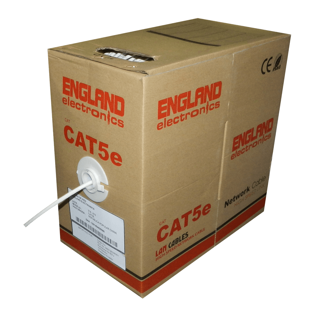 CABLE DE RED UTP, CATEGORIA 5E, 305 MTS, CCA