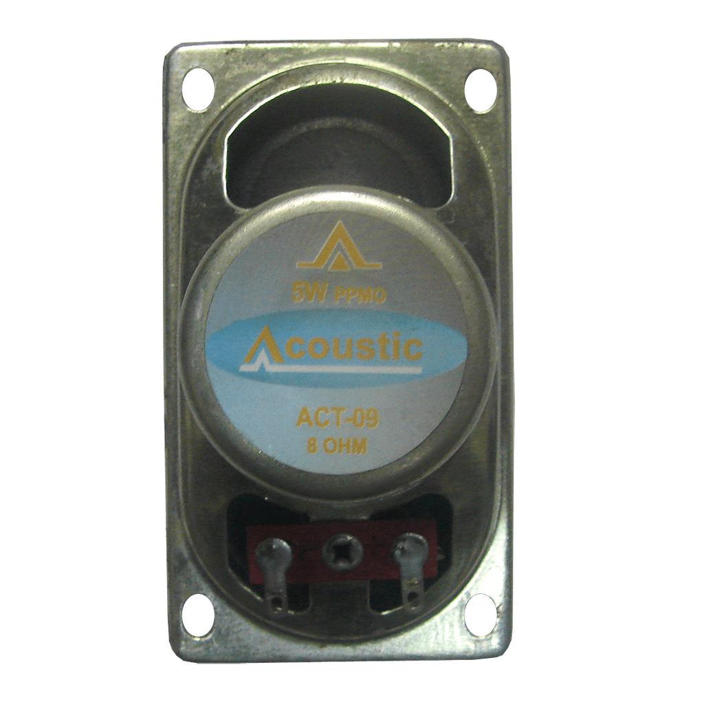 PARLANTE RECTANGULAR PARA TV, 3.5 PULG., 5 WATTS, 8 OHM, 90MM X 55MM