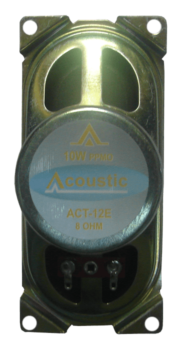 PARLANTE RECTANGULAR PARA TV, 4.9 PULG., 10 WATTS, 8 OHM, 125MM X 58MM - Miniatura 3