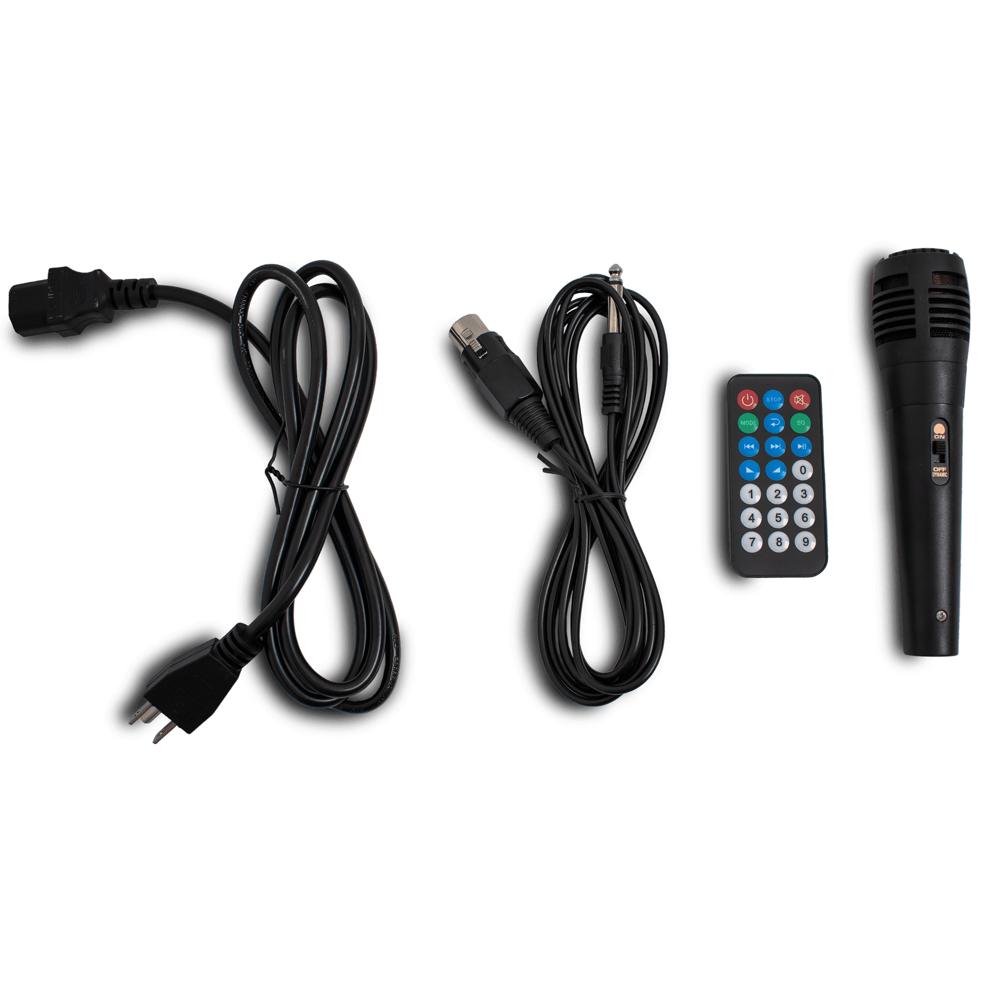 CAJA AMPLIFICADA 15 PULG., 120.000W PMOP, 2 MIC 1/4 Y XLR, EQ 5 BANDAS, ENTRADA  XLR, RCA, SALIDA XLRS Y SPEAKON INCLUYE MICROFONO Y PEDESTAL - Miniatura 7