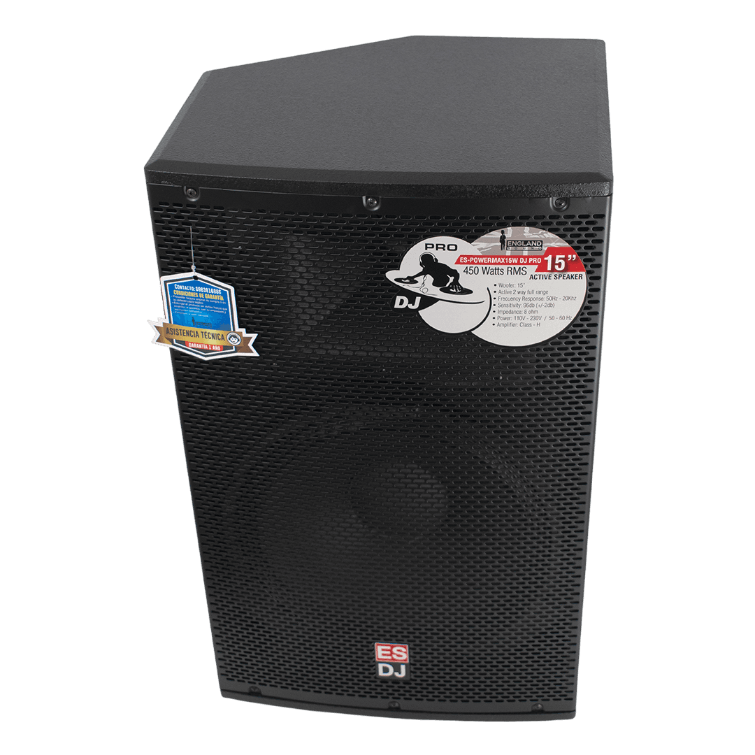 CAJA BI-AMPLIFICADA 15 PULG., 400W RMS LF/100W RMS HF, BT, USB, SD, INCLUYE UN MICROFONO - Miniatura 7