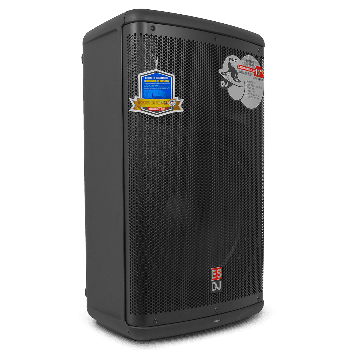 CAJA AMPLIFICADA 15 PULG., 350W RMS, 2 ENTRADAS JACK COMBO, SALIDA XLR, DSP, CLASE D - Miniatura 4