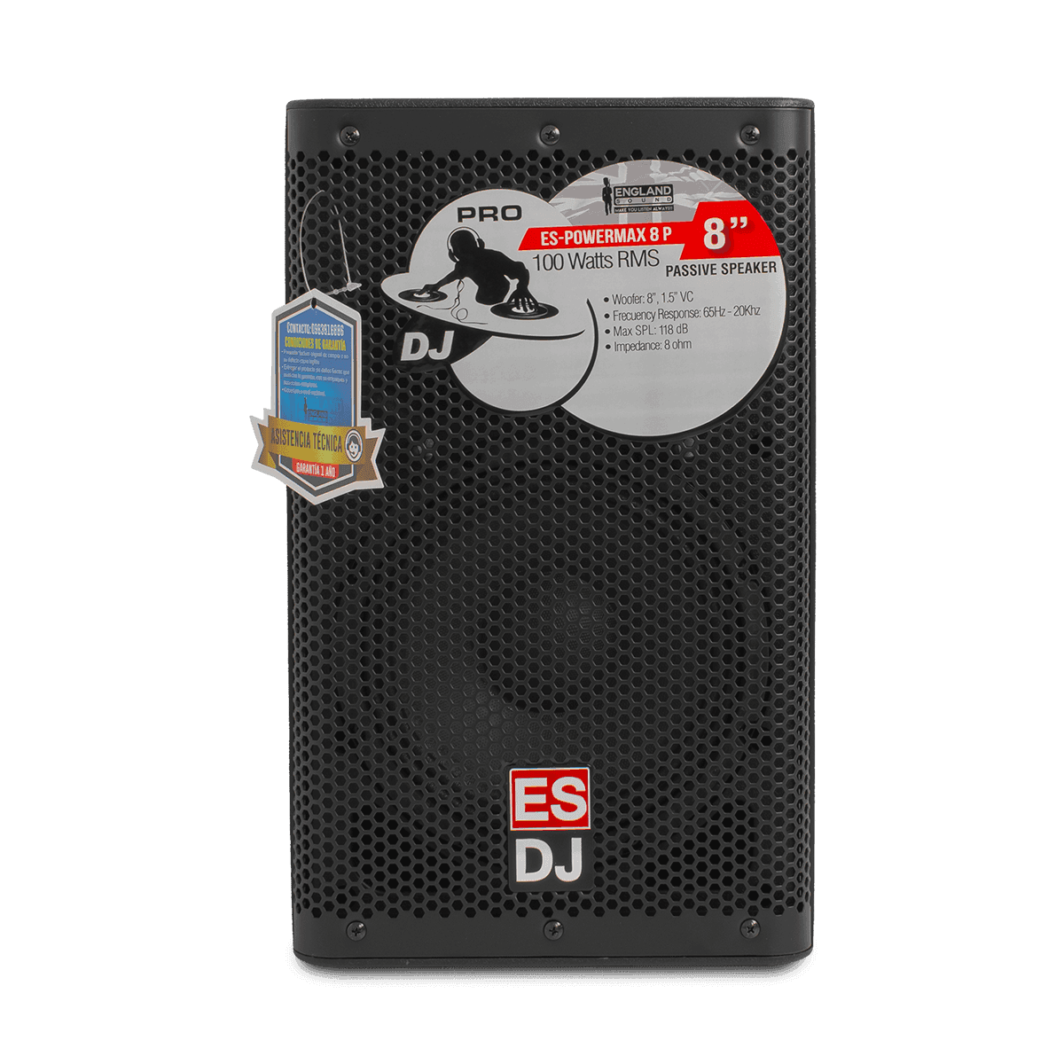 CAJA PASIVA 8 PULG, 1.5´´ VC, 8 OHM, 100 WATTS RMS - Miniatura 2