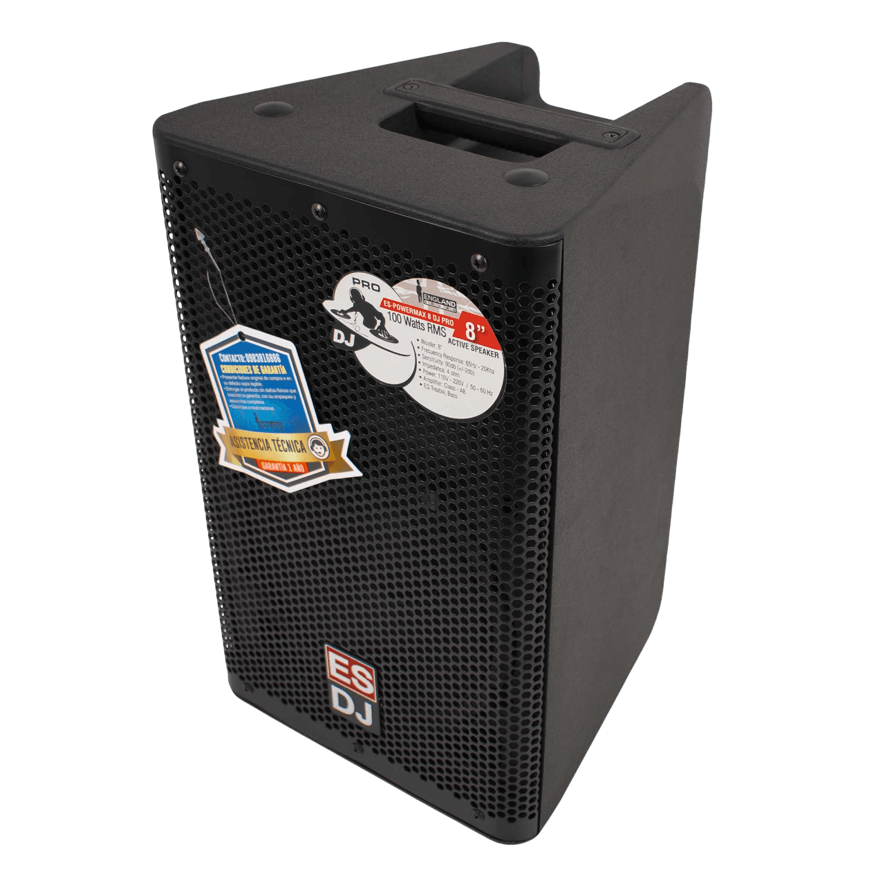 CAJA AMPLIFICADA 8 PULG., 100W RMS, 1 MIC XLR, BASS & TREBLE, ENTRADA DE LINEA 3.5, XLR, RCA, SALIDA XLR, INCLUYE MICROFONO - Miniatura 6