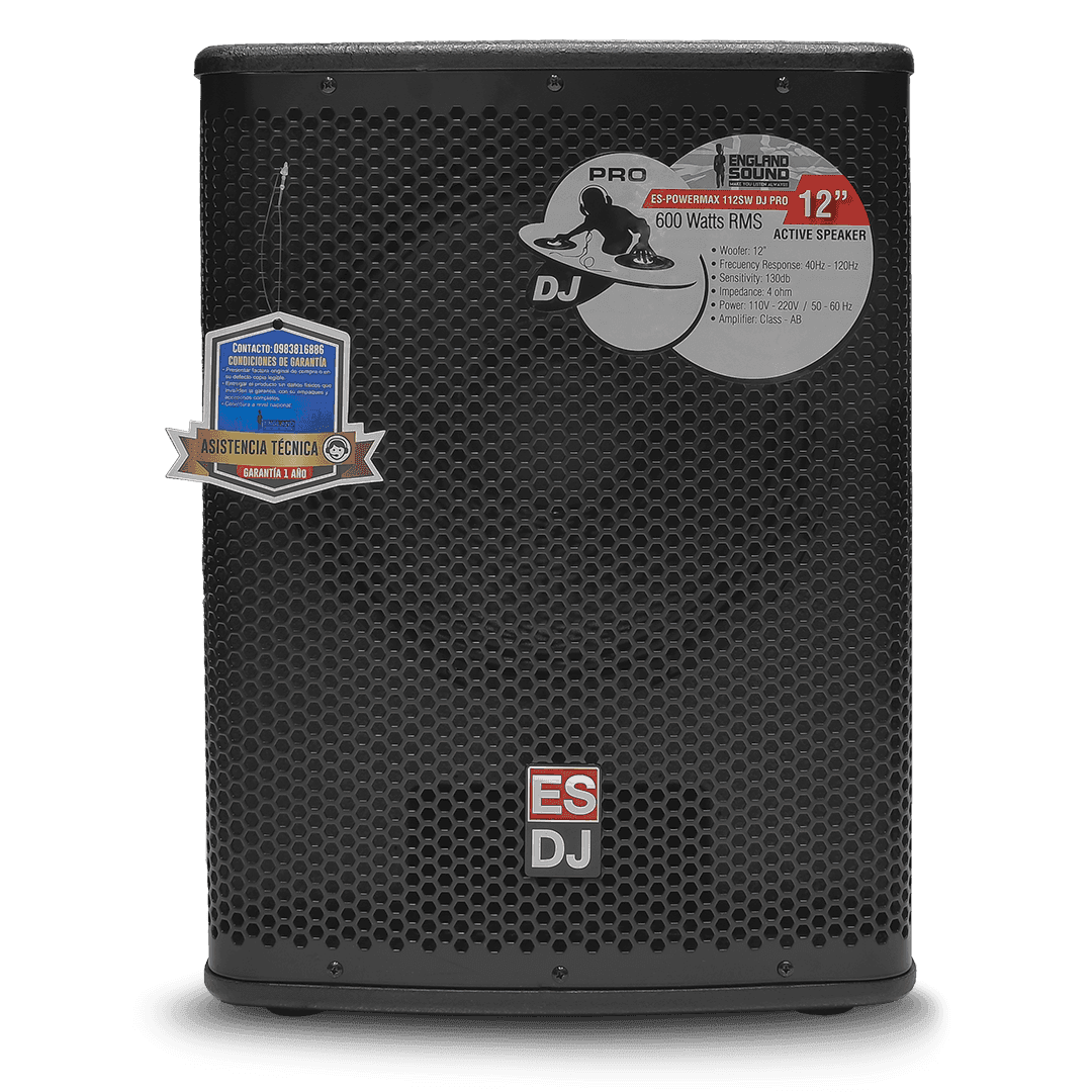 SUB-BAJO AMPLIFICADO 12 PULG., 350W RMS, 126DB SPL - Miniatura 2