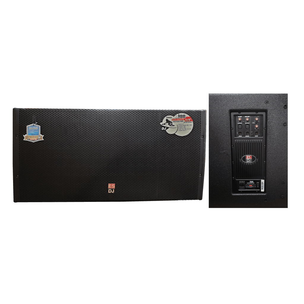 SUB-BAJO AMPLIFICADO 18 PULG., 750W RMS, 138DB SPL