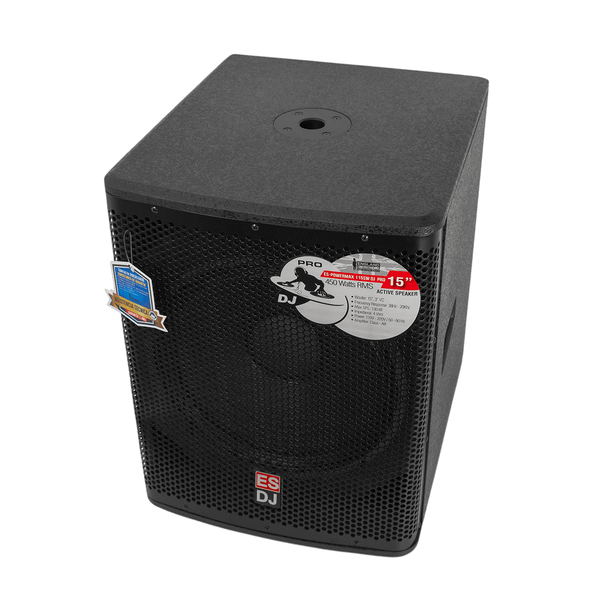SUB-BAJO AMPLIFICADO 15 PULG., 450W RMS, 130DB SPL - Miniatura 8