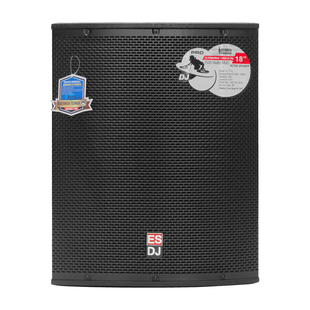 SUB-BAJO AMPLIFICADO 18 PULG., 1000W RMS, 133DB SPL - Miniatura 2