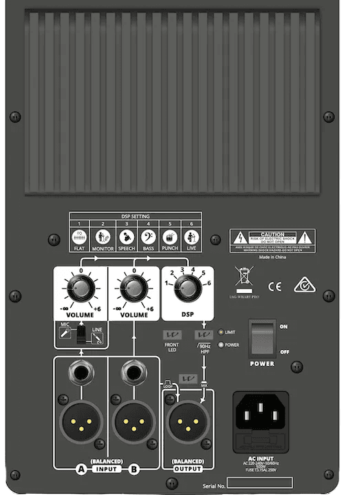 CAJA BI-AMPLIFICADA 2X15PULG., 500W RMS LF/70W RMS HF, 135DB SPL - Miniatura 3