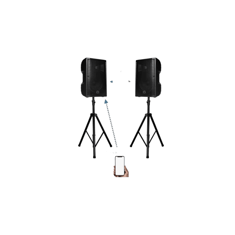 CAJA BI-AMPLIFICADA 8 PULG., 150W CONTINUO LF/100W CONTINUO HF, 124DB SPL, BT, USB - Miniatura 6