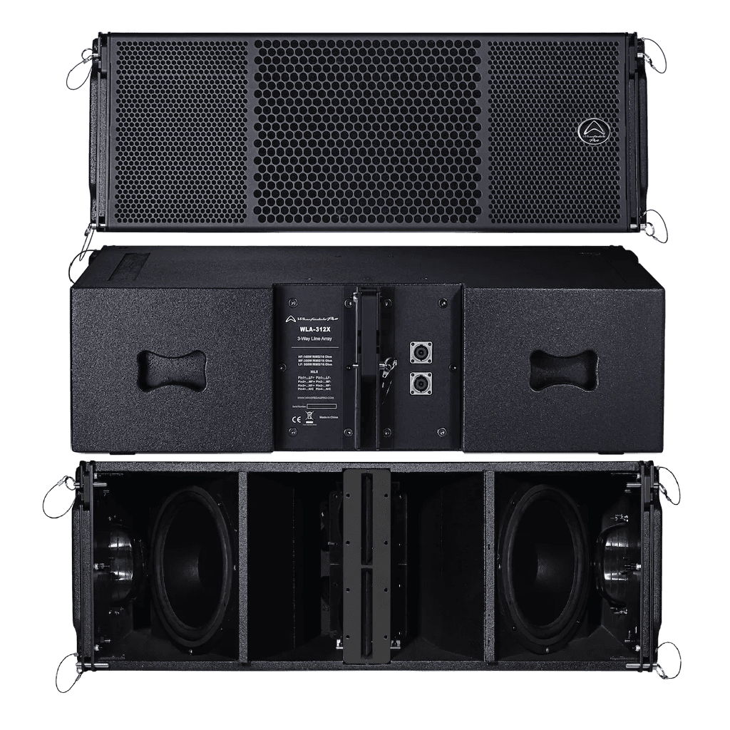 LINE ARRAY PASIVA 3 VIAS,1410 W RMS, IMPEDANCIA 16 OHM.