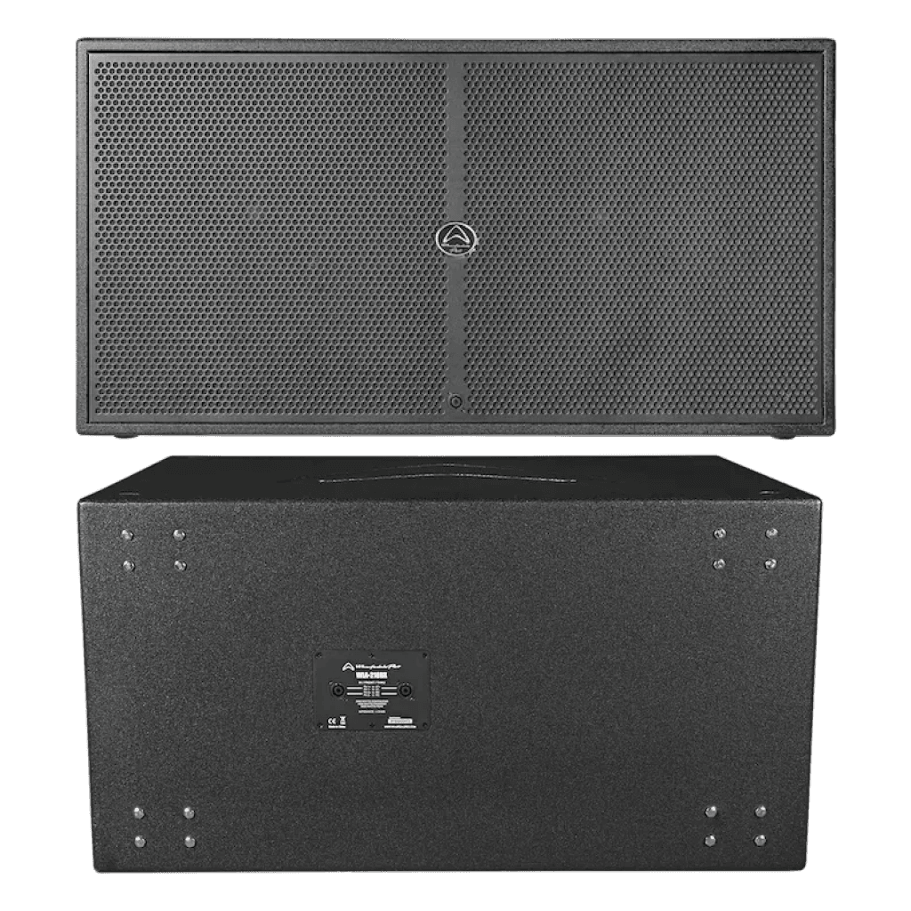 LINE ARRAY SUB -BAJO, 2X18 PULG.,2000W RMS, IMPEDANCIA 2X8 OHM.,148 DB.