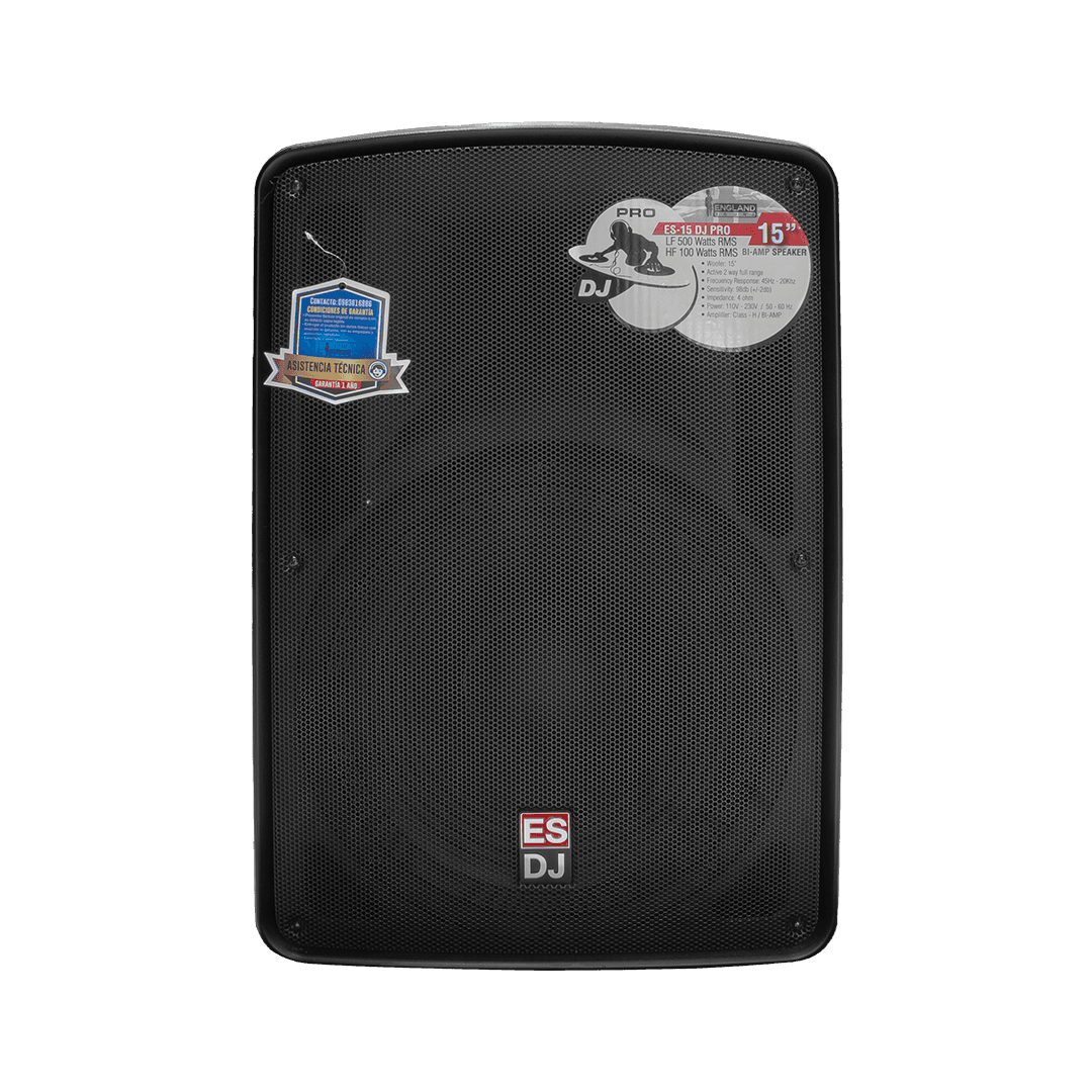 CAJA BI-AMPLIFICADA 15 PULG., 500W RMS LF/100W RMS HF, BT, USB, SD - Miniatura 2