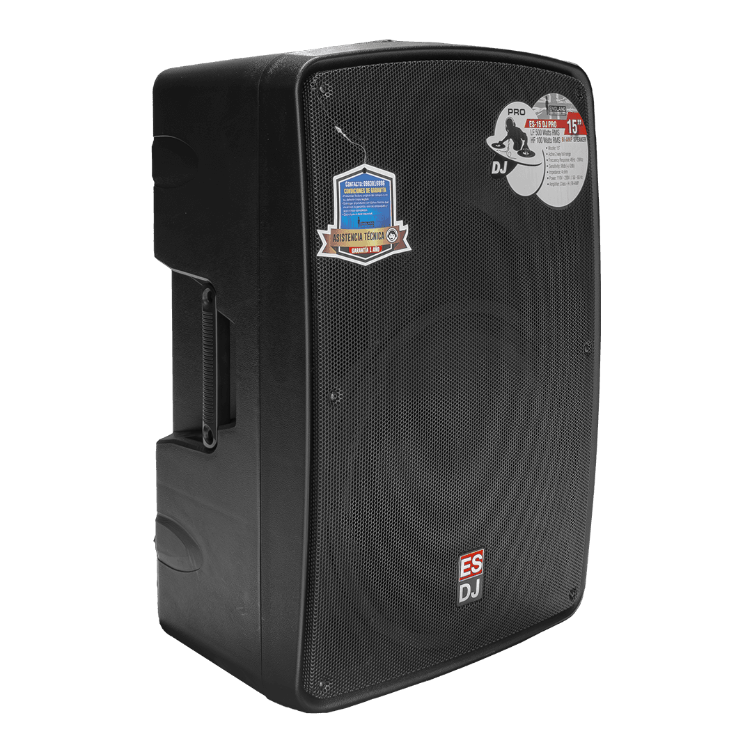 CAJA BI-AMPLIFICADA 15 PULG., 500W RMS LF/100W RMS HF, BT, USB, SD - Miniatura 5