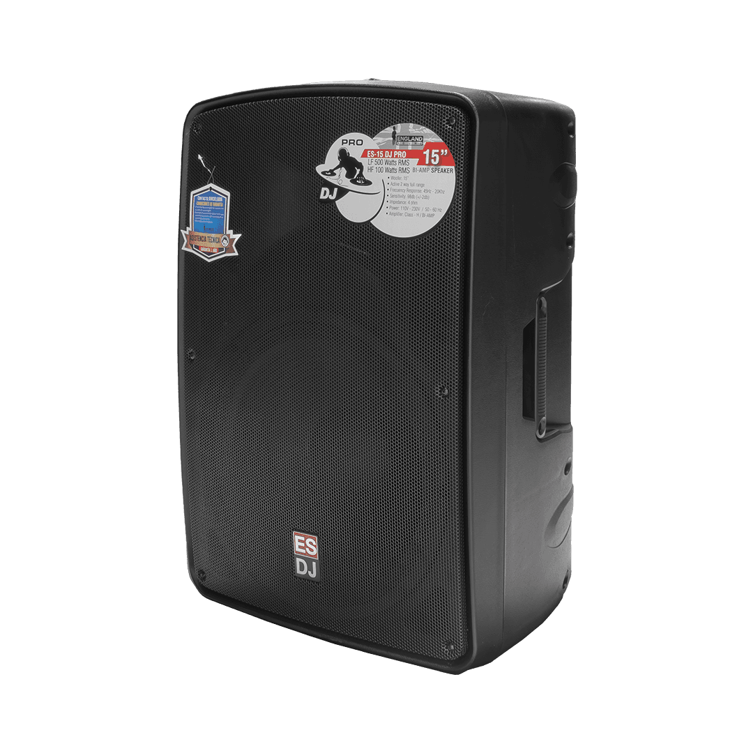 CAJA BI-AMPLIFICADA 15 PULG., 500W RMS LF/100W RMS HF, BT, USB, SD - Miniatura 7