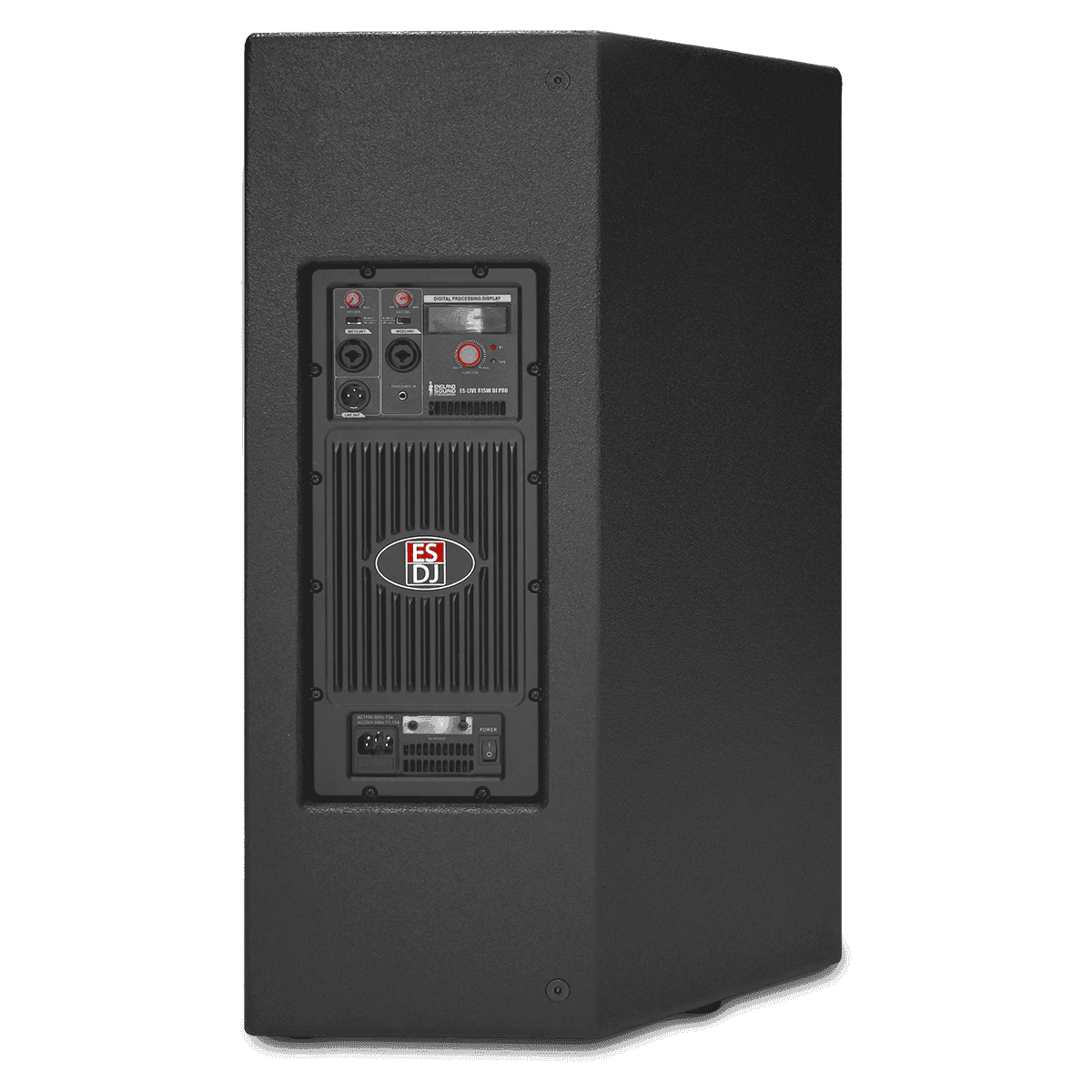 CAJA AMPLIFICADA 15 PULG., 2600W RMS, 2 ENTRADAS JACK COMBO, SALIDA XLR, DSP, CLASE D - Miniatura 3