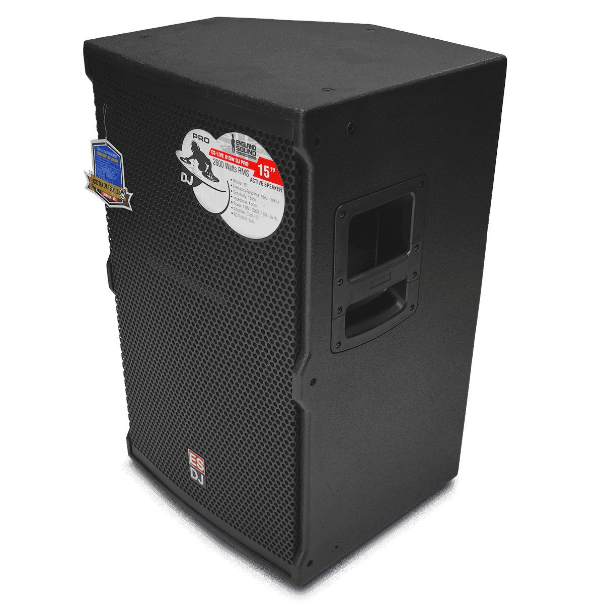 CAJA AMPLIFICADA 15 PULG., 2600W RMS, 2 ENTRADAS JACK COMBO, SALIDA XLR, DSP, CLASE D - Miniatura 7