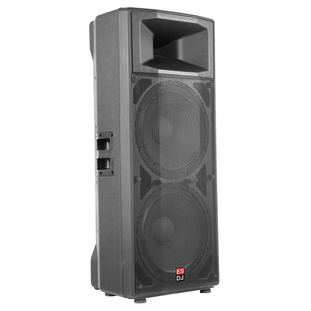 CAJA BI-AMPLIFICADA 2X15 PULG., 800W RMS LF/200W RMS HF, BT, USB, SD