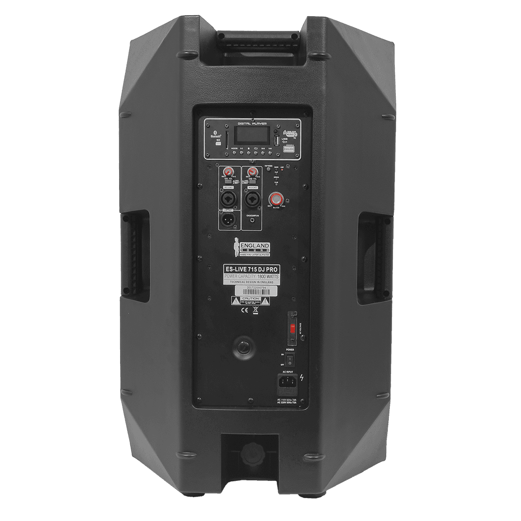 CAJA BI-AMPLIFICADA 15 PULG., 1600W RMS LF/200W RMS HF, BT, TWS, USB, SD, INCLUYE UN MICROFONO - Miniatura 3