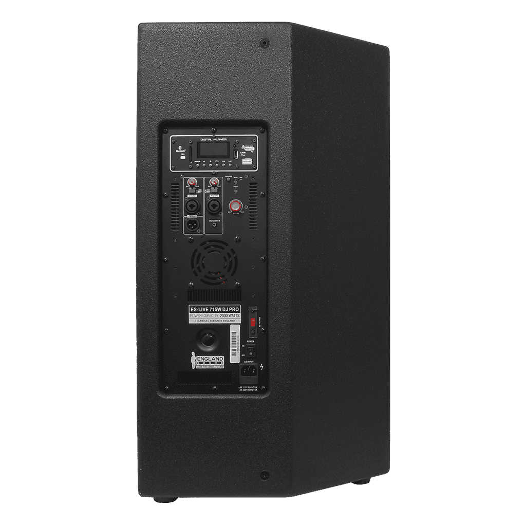 CAJA BI-AMPLIFICADA 15 PULG., 1800W RMS LF/200W RMS HF, BT, USB, SD,TWS, INCLUYE UN MICROFONO - Miniatura 3