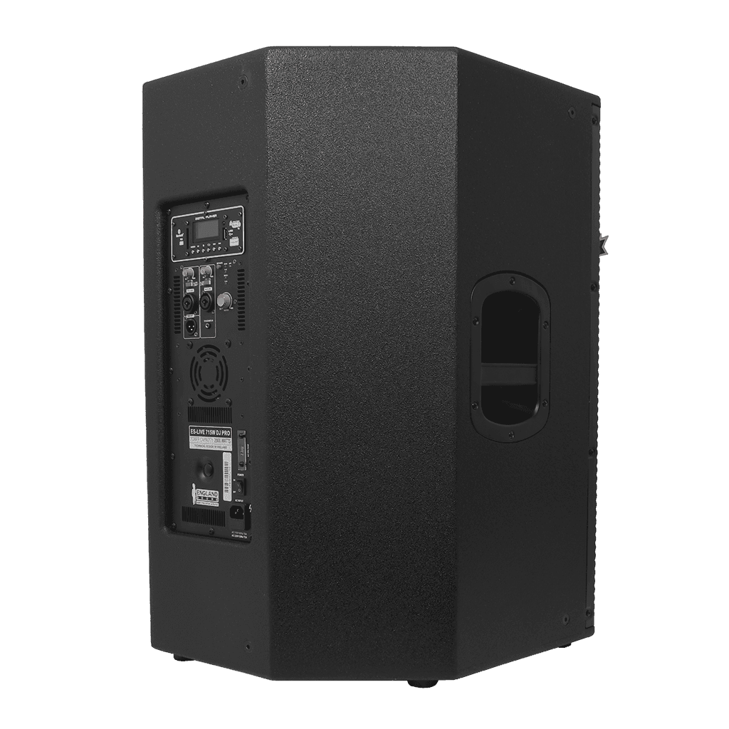 CAJA BI-AMPLIFICADA 15 PULG., 1800W RMS LF/200W RMS HF, BT, USB, SD,TWS, INCLUYE UN MICROFONO - Miniatura 6