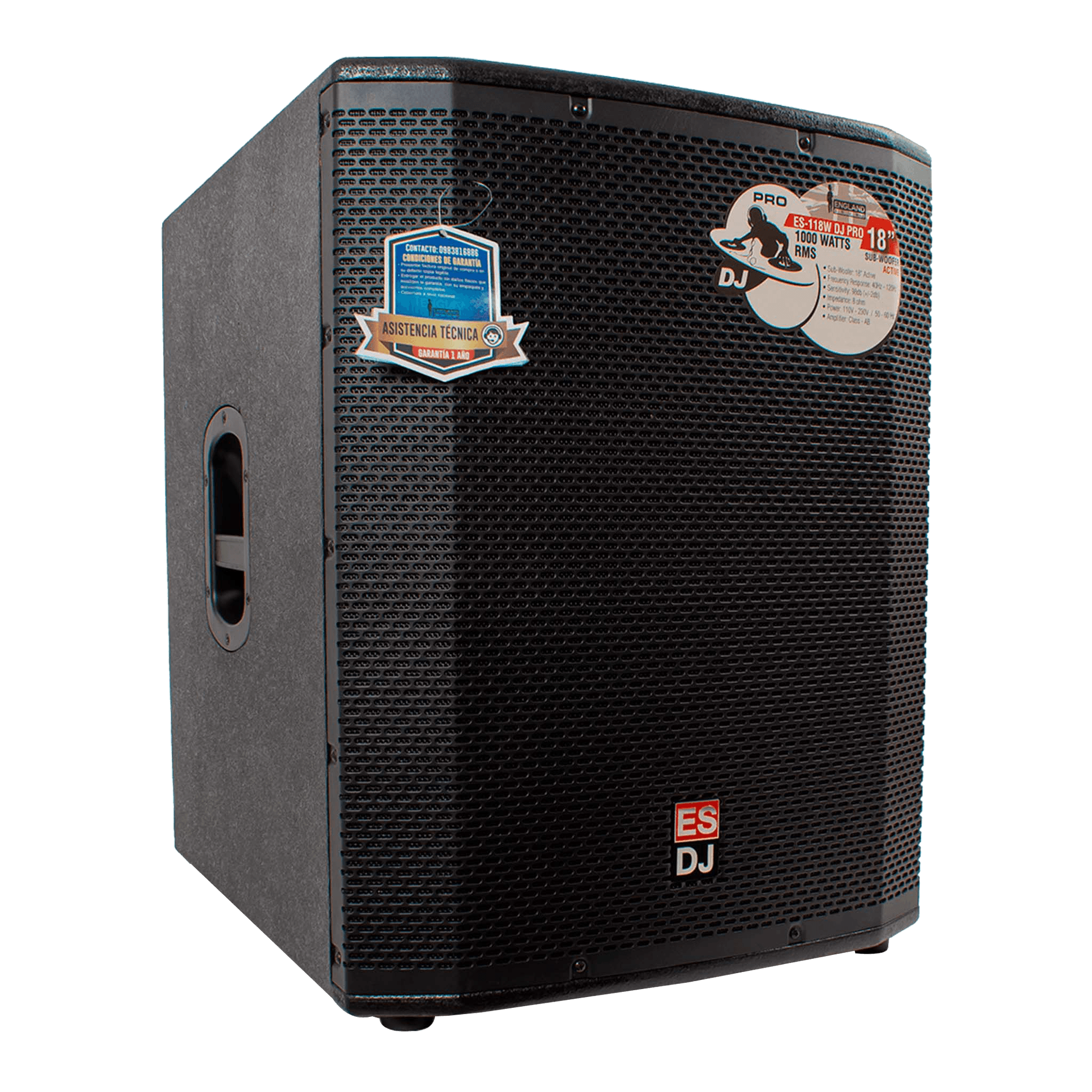 SUB-BAJO AMPLIFICADO 18 PULG., 1000W RMS - Miniatura 5