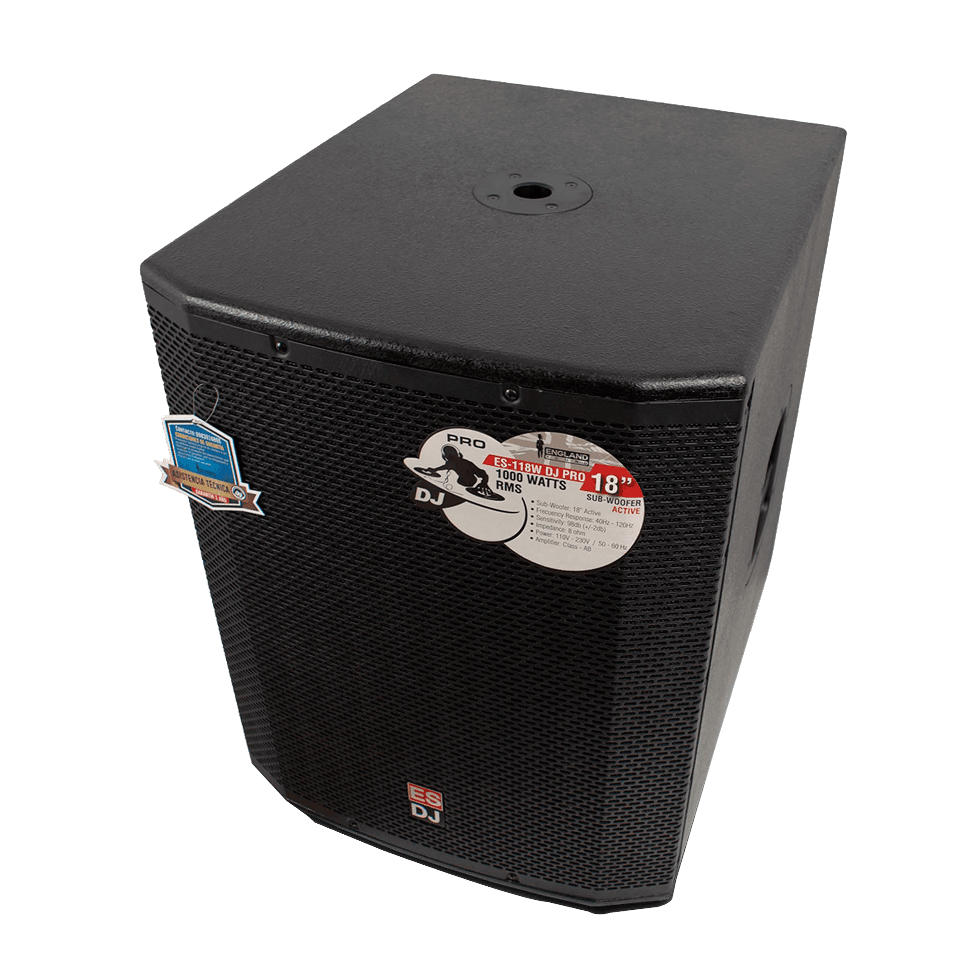 SUB-BAJO AMPLIFICADO 18 PULG., 1000W RMS - Miniatura 6