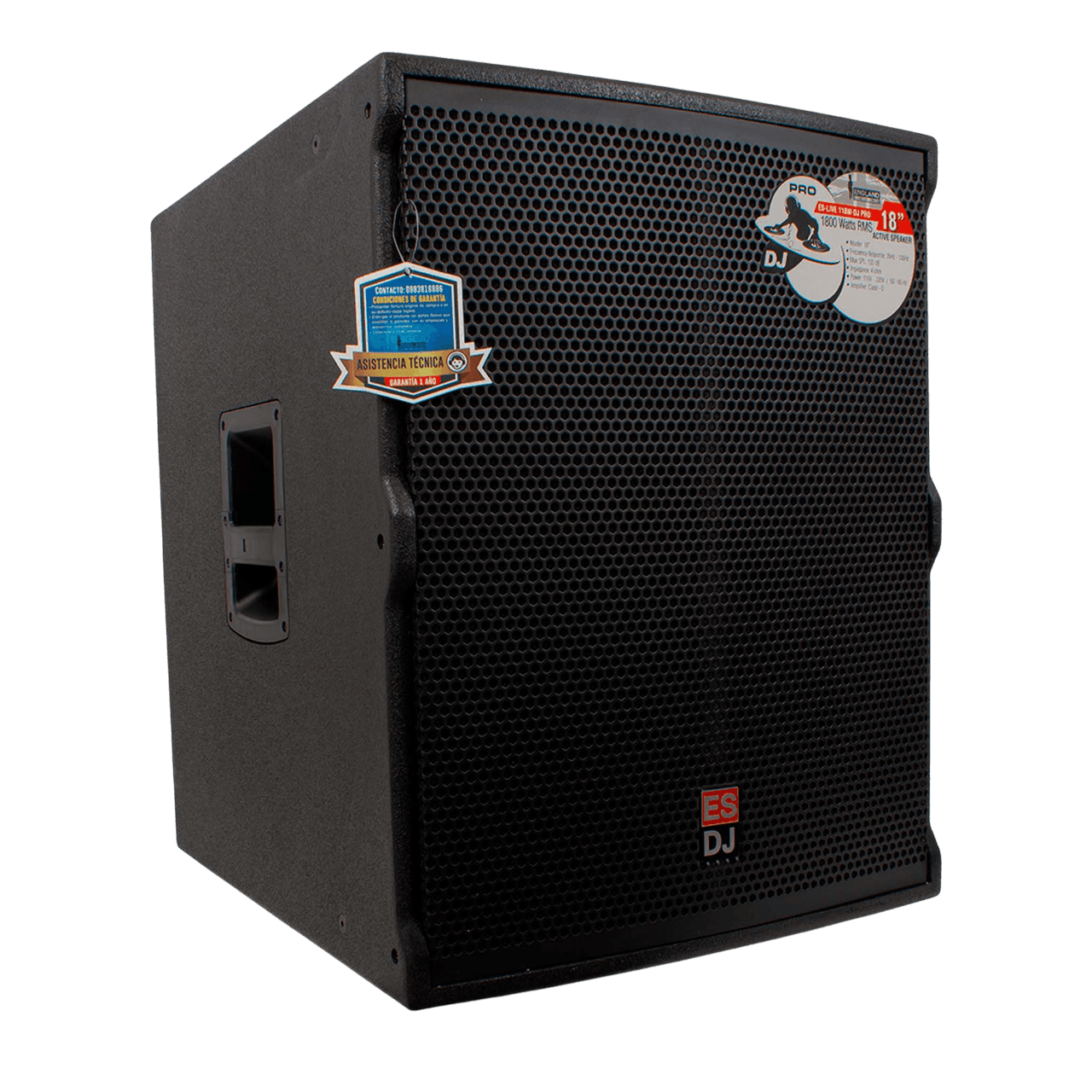 SUB-BAJO AMPLIFICADO 18 PULG., 1800W RMS, DSP - Miniatura 4
