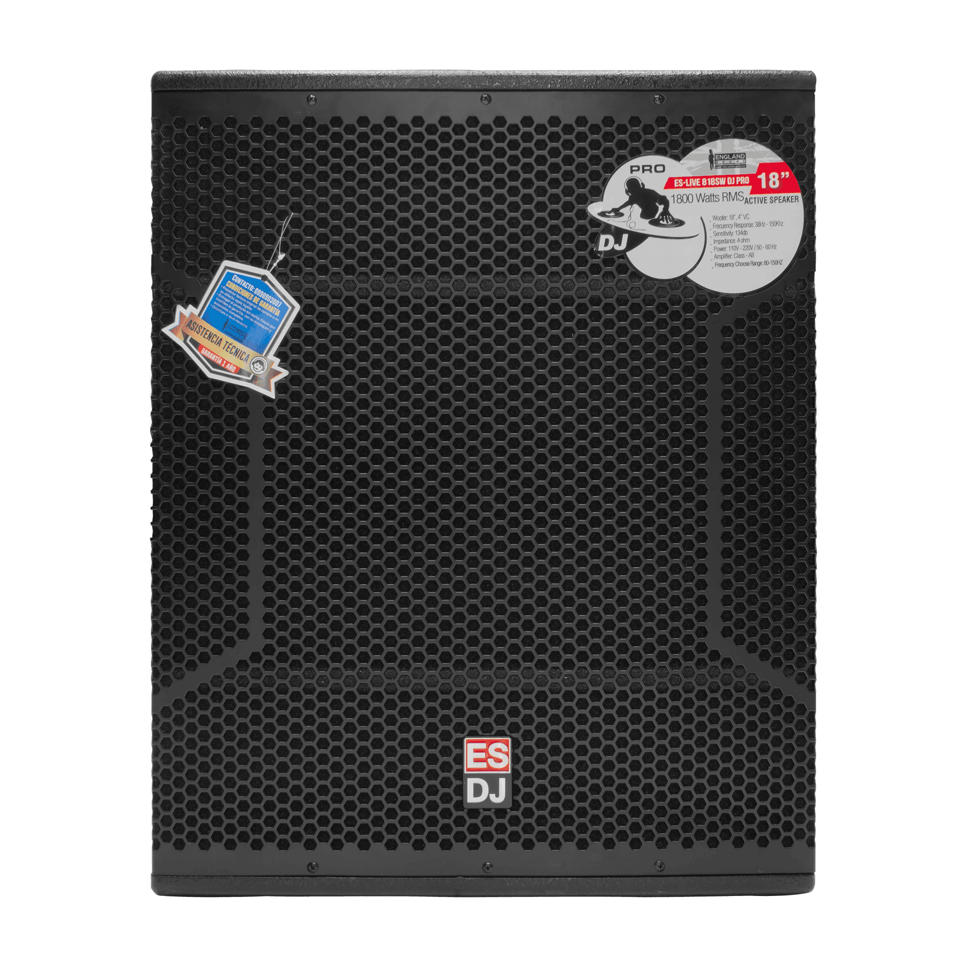 SUB-BAJO AMPLIFICADO 18 PULG., 1500W RMS, 163 DB - Miniatura 2