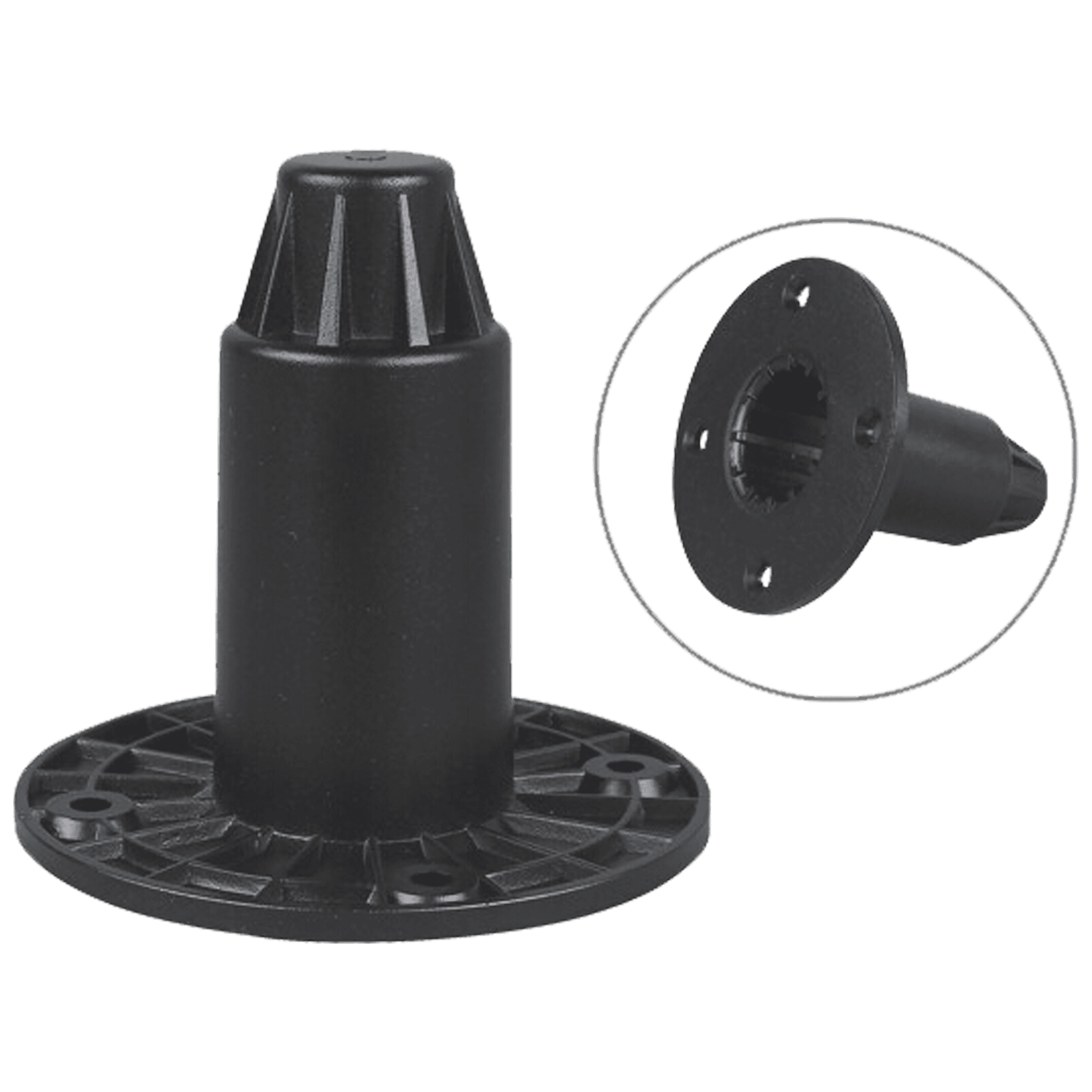 SOPORTE BASE PARA CAJAS ACUSTICAS, 10CMX10.5CM