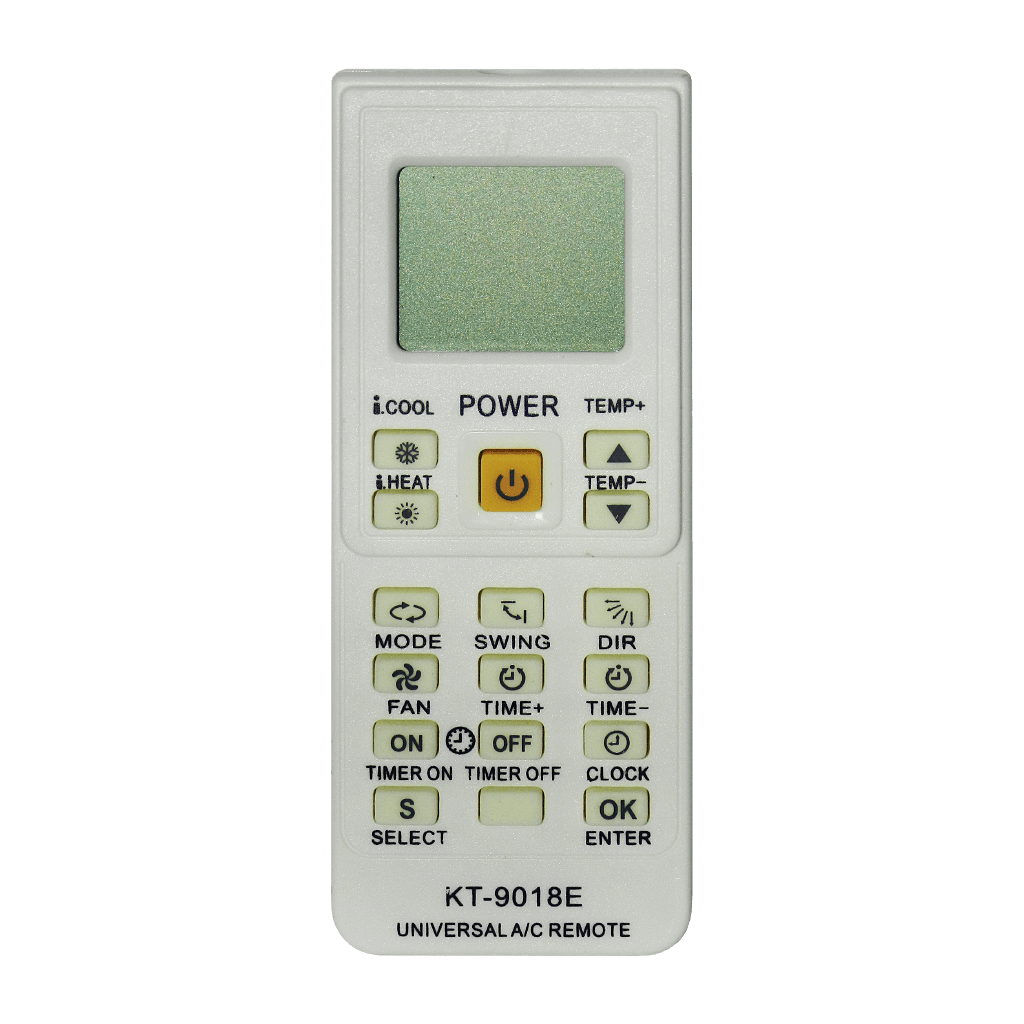 CONTROL REMOTO UNIVERSAL PARA AIRE ACONDICIONADO, BLANCO