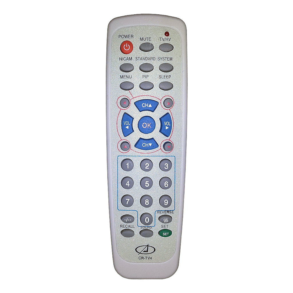CONTROL REMOTO UNIVERSAL PARA TV,  BLANCO HUESO, RM-36E
