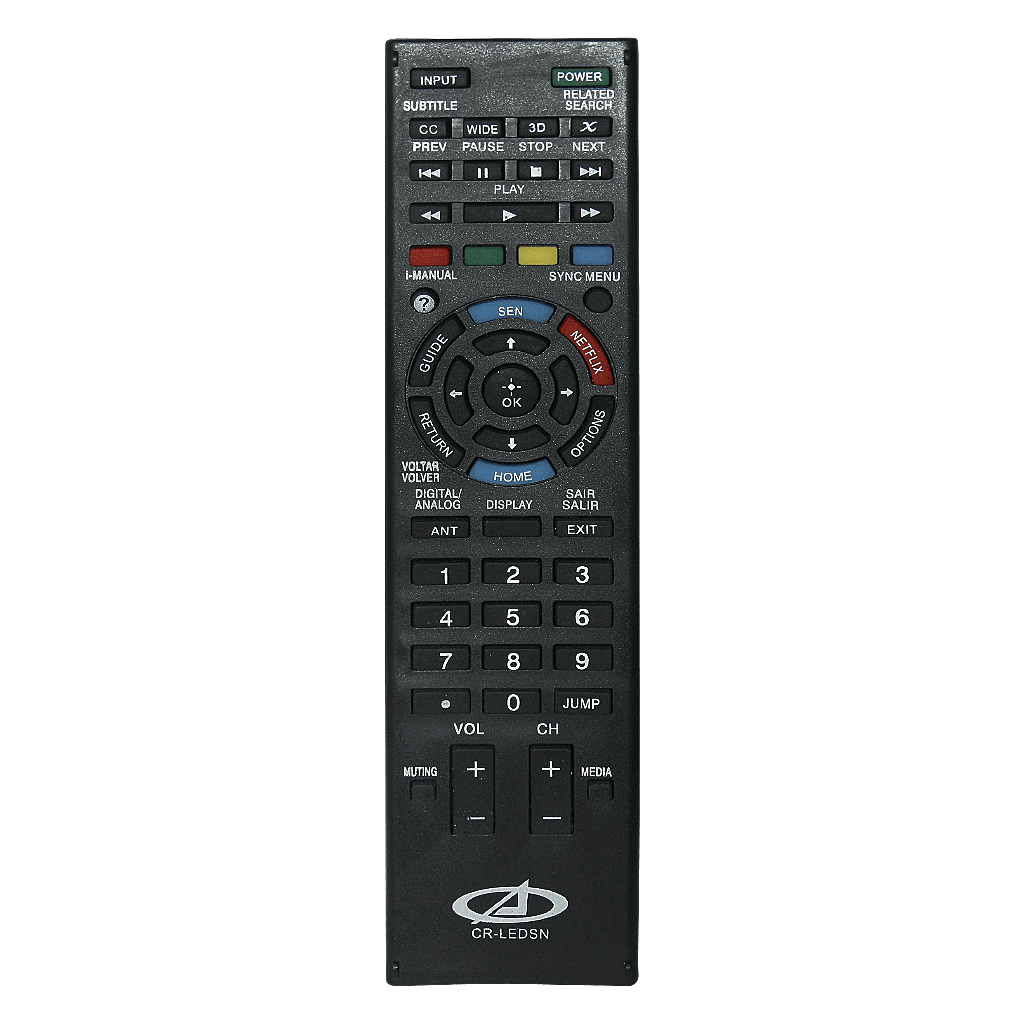 CONTROL REMOTO PARA TV LCD/LED SONY, NEGRO