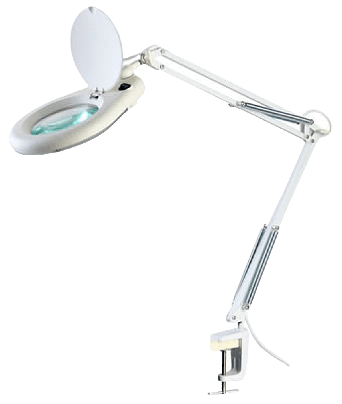 LAMPARA ARTICULADA CON LUPA Y LUZ LED, 22 WATTS, 110V-130V - Miniatura 2