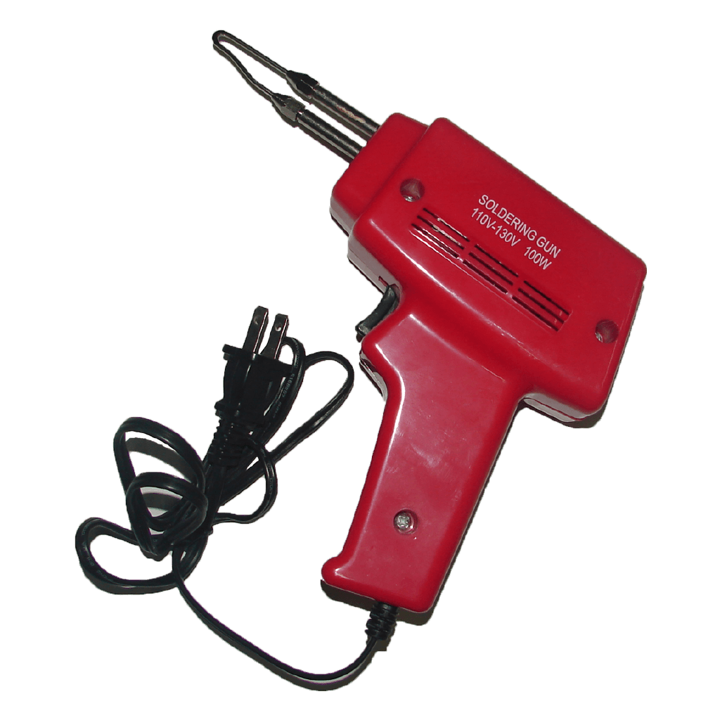 PISTOLA PARA SOLDAR, 100 WATTS, 110V-130V, ROJO